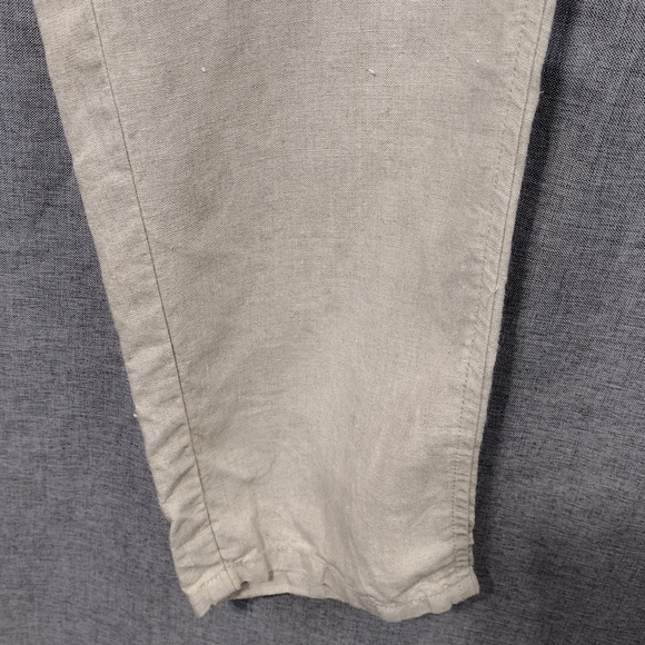 J. Jill Love Linen 100% Linen Tapered Pants Womens S Cream Casual Minimalist - Picture 5 of 9